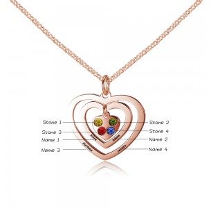 Personalized Birthstone Necklace JEWJONE101615